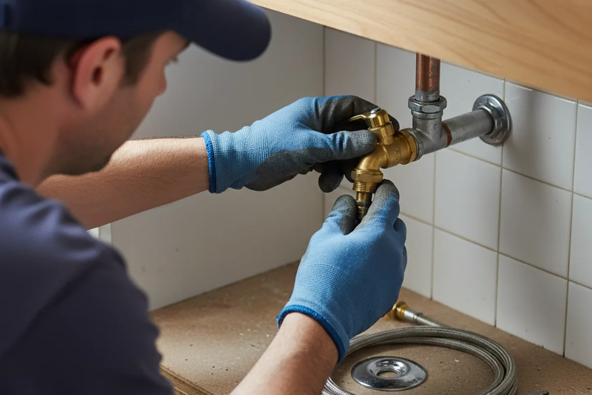 Shutoff valve and fitting work during Repiping in Wallula